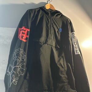 Rue21 Black Jacket with Graphic Accents